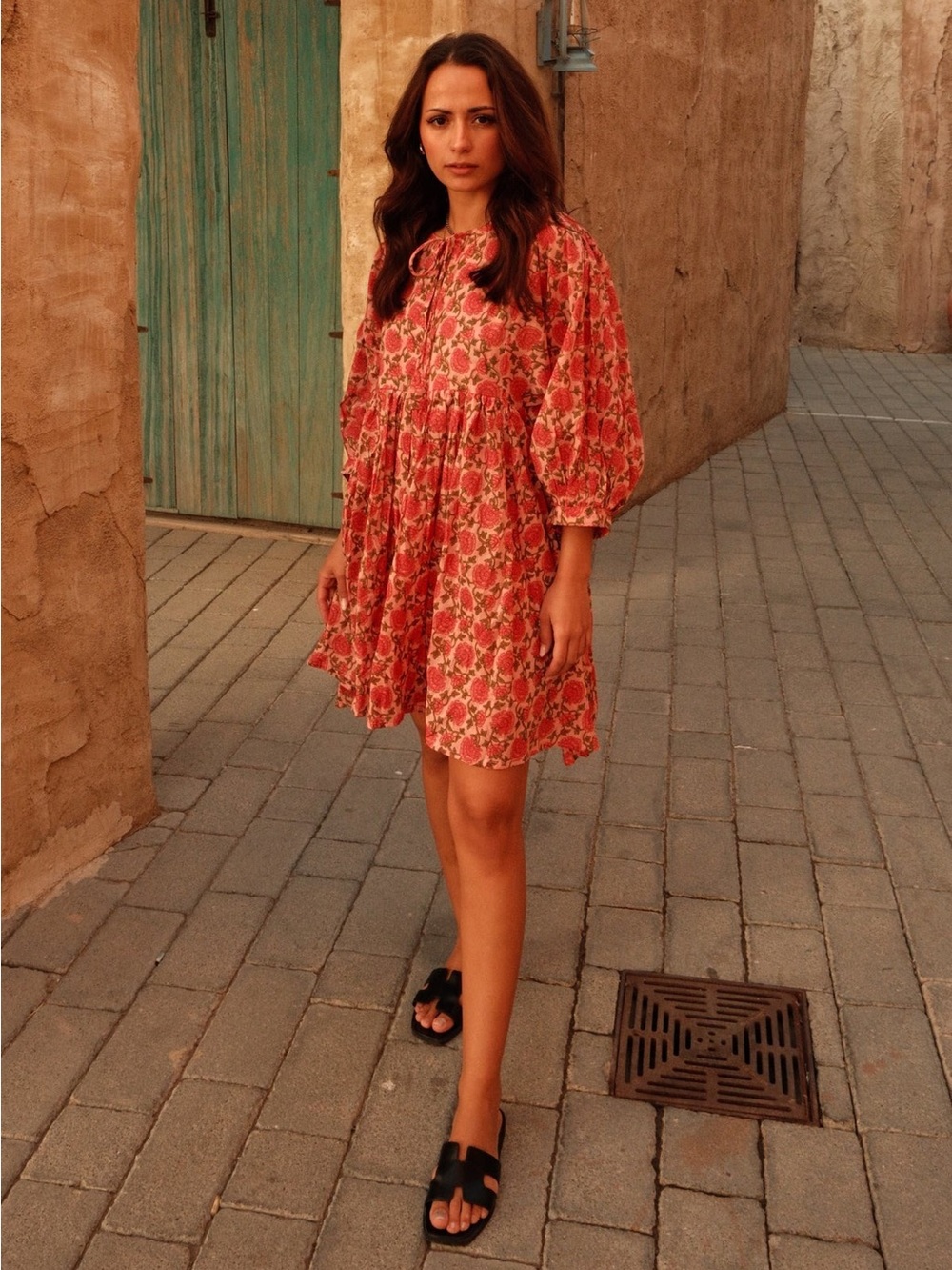 House of Sundar Women’s Maya Mini Dress Saffron Sun Size Small